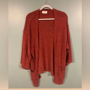 Old Navy 🧶 Knitted Orange Cardigan